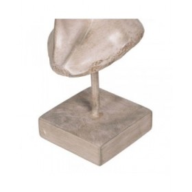 Statua Decorativa Beige Faccia 12,5 x 13,5 x 27,5 cm