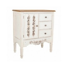 Ingresso con Cassetti Alexandra House Living Bianco 36 x 80 x 70 cm