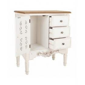 Ingresso con Cassetti Alexandra House Living Bianco 36 x 80 x 70 cm
