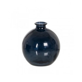 Vaso Azzurro vetro riciclato 16 x 16 x 18 cm