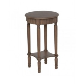 Tavolino Aggiuntivo Marrone Legno di pino Legno MDF 40 x 40 x 66 cm
