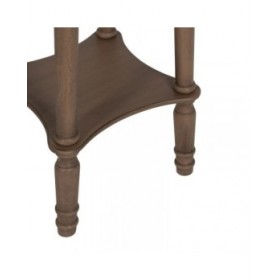 Tavolino Aggiuntivo Marrone Legno di pino Legno MDF 40 x 40 x 66 cm