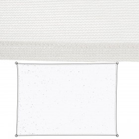Vele parasole Bianco Polietilene 350 x 1 x 500 cm