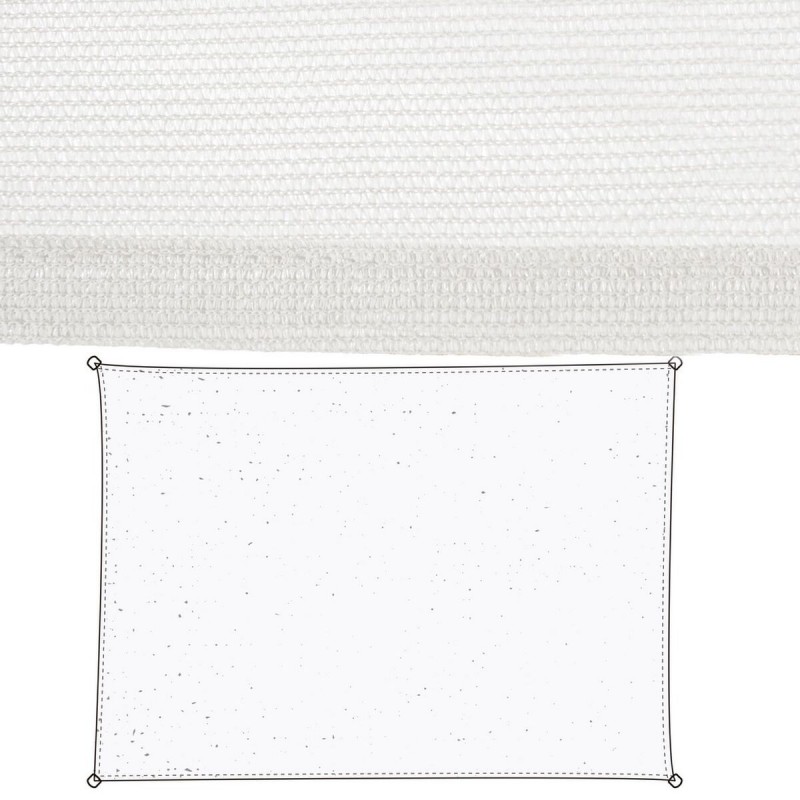Vele parasole Bianco Polietilene 350 x 1 x 500 cm