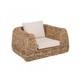 Poltrona da giardino Naturale 111 x 97 x 63 cm
