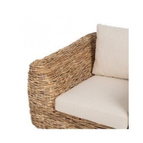 Poltrona da giardino Naturale 111 x 97 x 63 cm