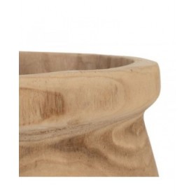 Set di vasi da fiori Naturale Legno di paulownia 43 x 43 x 44 cm (3 Unità)