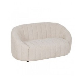 Divano Beige Poliestere Ferro 146 x 84 x 66 cm