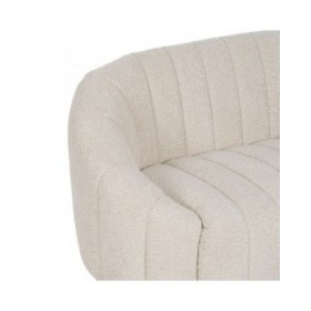 Divano Beige Poliestere Ferro 146 x 84 x 66 cm