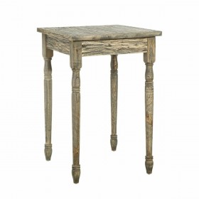 Tavolo aggiuntivo Naturale Grigio Legno 60 x 60 x 90 cm