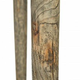 Tavolo aggiuntivo Naturale Grigio Legno 60 x 60 x 90 cm