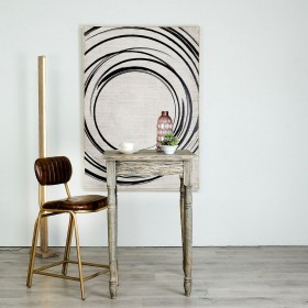 Tavolo aggiuntivo Naturale Grigio Legno 60 x 60 x 90 cm