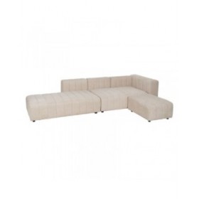 Divano Beige Poliestere Ferro 150 x 100 x 66 cm