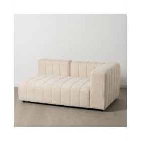 Divano Beige Poliestere Ferro 150 x 100 x 66 cm