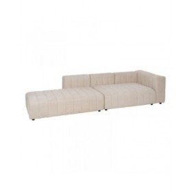 Divano Beige Poliestere Ferro 150 x 100 x 66 cm