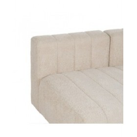 Divano Beige Poliestere Ferro 150 x 100 x 66 cm
