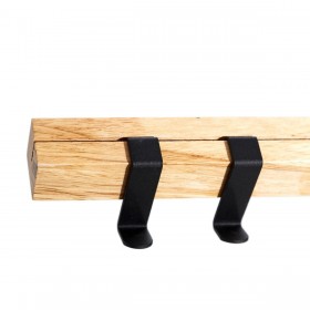 Appendiabiti da parete 75 x 21 x 13 cm Metallo Legno industriale