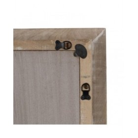 Specchio da parete Bianco Naturale Verticale 106,6 x 12,7 x 38 cm