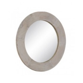 Specchio da parete Bianco Naturale Verticale 61 x 2,5 x 61 cm
