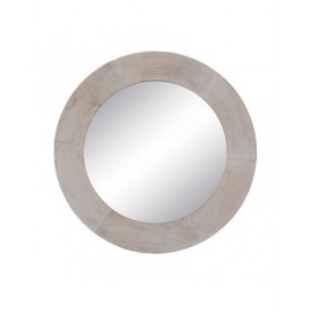 Specchio da parete Bianco Naturale Verticale 61 x 2,5 x 61 cm