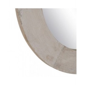 Specchio da parete Bianco Naturale Verticale 61 x 2,5 x 61 cm
