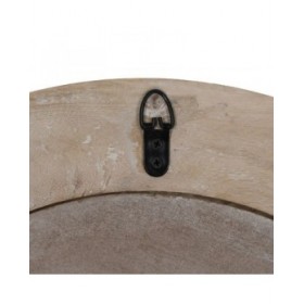 Specchio da parete Bianco Naturale Verticale 61 x 2,5 x 61 cm