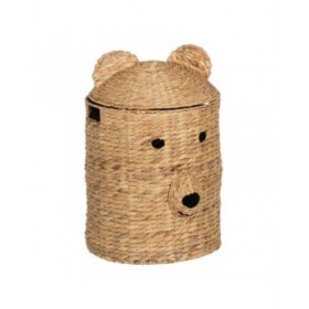 Cesto Nero Beige Fibra naturale