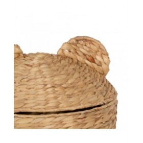 Cesto Nero Beige Fibra naturale