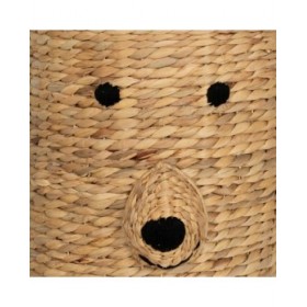 Cesto Nero Beige Fibra naturale