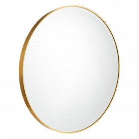 Specchio da parete Dorato Alluminio Cristallo 100 x 4 x 100 cm