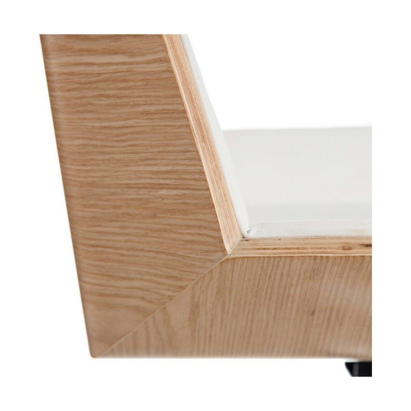 Poltrona Bianco Naturale Ferro 100 % Poliuretano 65 x 66 x 108,5 cm