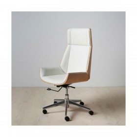 Poltrona Bianco Naturale Ferro 100 % Poliuretano 65 x 66 x 108,5 cm