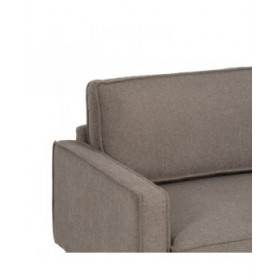 Divano a 3 Piazze Taupé 213 x 87 x 90 cm