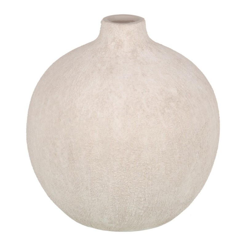 Vaso Crema Ceramica Sabbia 22 x 22 x 25 cm