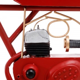 Statua Decorativa INDUSTRIAL Rosso 190 x 52 x 93 cm
