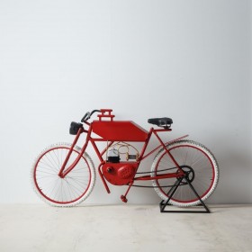 Statua Decorativa INDUSTRIAL Rosso 190 x 52 x 93 cm
