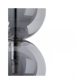 Lampadario Argentato Cristallo Ferro 28 W 220-240 V Ø 15 cm 15 x 15 x 120 cm