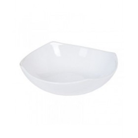 Centrotavola Bianco Ceramica 22,5 x 22,5 x 7 cm