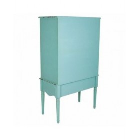 Armadio Alexandra House Living Azzurro Vetro Legno di abete Legno MDF 42 x 140 x 80 cm
