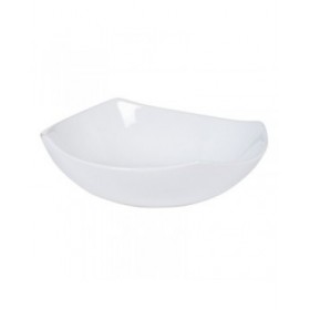 Centrotavola Bianco Ceramica 22,5 x 22,5 x 7 cm