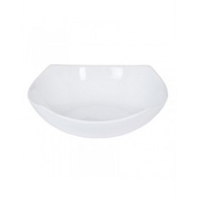 Centrotavola Bianco Ceramica 22,5 x 22,5 x 7 cm