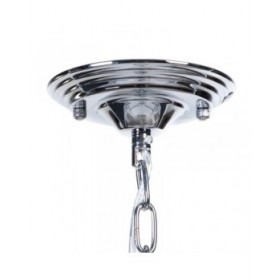 Lampadario Argentato Metallo Cristallo 40 W 220-240 V 28 x 28 x 36 cm Moderno