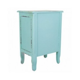 Comodino Alexandra House Living Azzurro 32 x 67 x 46 cm