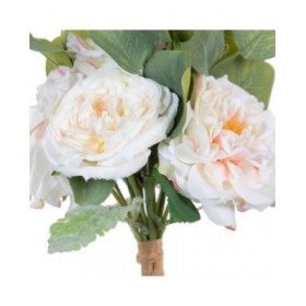 Mazzo Bianco Verde Rose 20 x 23 x 41 cm