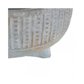 Vaso Grigio Cemento 25,5 x 25,5 x 11 cm
