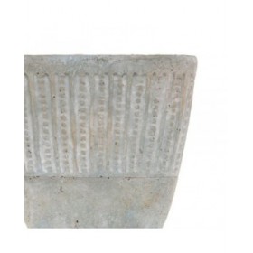 Vaso Grigio Cemento 19,5 x 19,5 x 19 cm