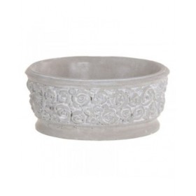Vaso Grigio Cemento 26 x 26 x 11 cm