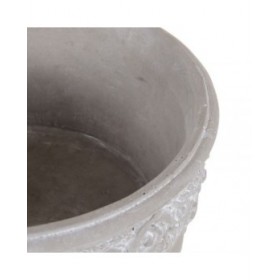 Vaso Grigio Cemento 26 x 26 x 11 cm