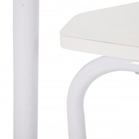 Appendiabiti 81 x 38 x 182 cm Metallo Bianco