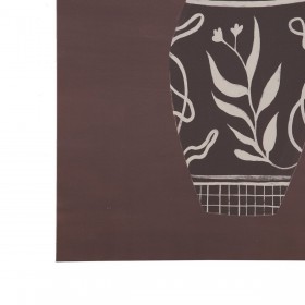 Tela 80 x 3,8 x 120 cm Vaso Fiori